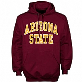 Men's Arizona State Sun Devils Bold Arch Hoodie - Maroon,baseball caps,new era cap wholesale,wholesale hats